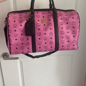 MCM Pink leather visetos duffle bag - EXCELLENT CONDITION